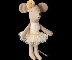 Maileg Ballerina mus, Lillesøster - Råhvid Fashion