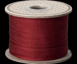 Maileg Bånd, 13 mm, 10 m - Rød Clearance