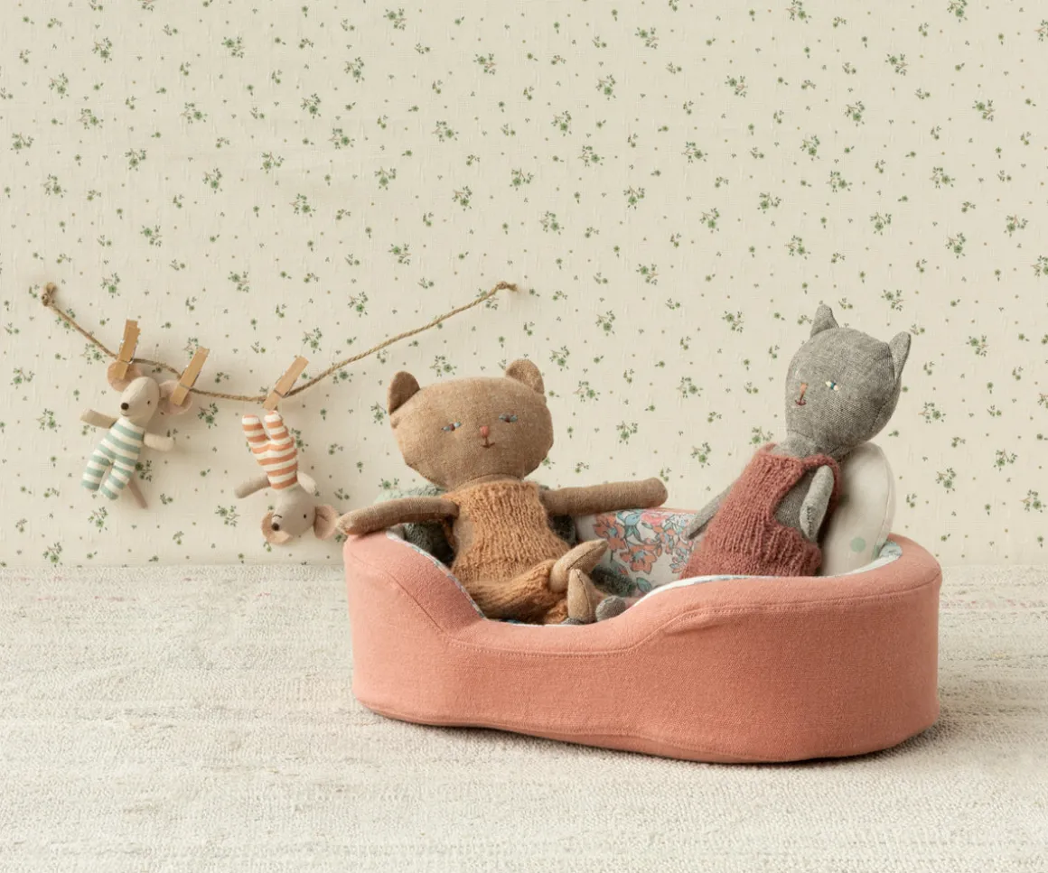 Maileg Cosy basket, Lille - Koral New