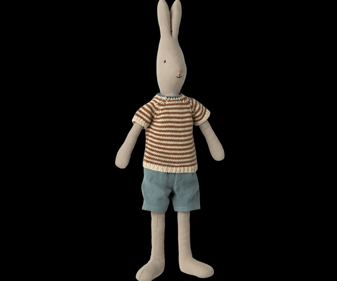 Maileg Hare, størrelse 3, Klassisk - Strik bluse og shorts Sale