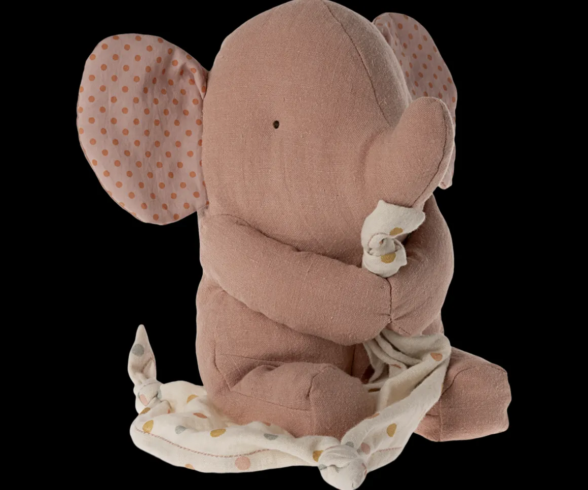 Maileg Lullaby friends, Elefant - Gammel rosa Outlet