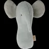 Maileg Lullaby friends, Elefant rangle - Lys støvet blå Sale