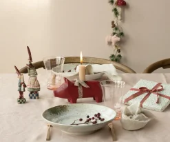 Maileg Lysestage, Gris, Mellem - Rød Outlet