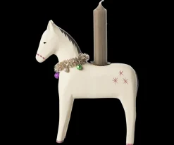 Maileg Lysestage, Hest, Træ, Stor Cheap