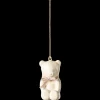 Maileg Metalophæng, Bamse - Råhvid/rosa Best Sale