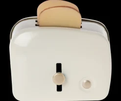 Maileg Miniature brødrister med brød - Råhvid New