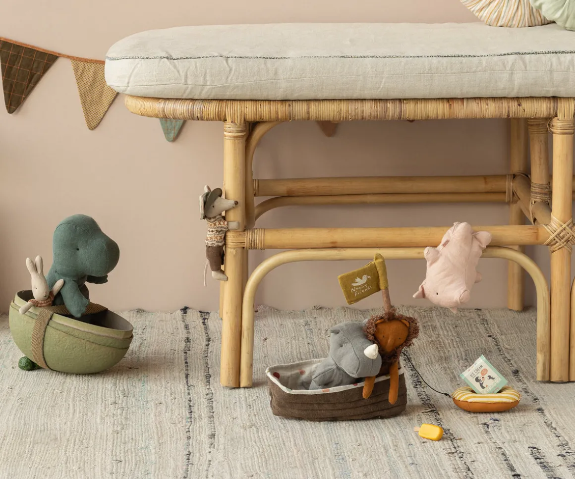 Maileg Noah`s Ark med 3 mini dyr New