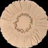 Maileg Pude, Rund - Blomster cirkel Hot
