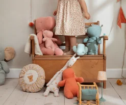 Maileg Pude, Rund, Small - Teddy, blomster Flash Sale