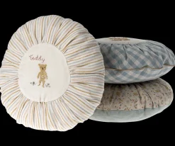 Maileg Pude, Rund, Small - Teddy, stribet Fashion