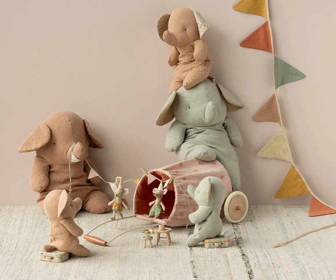Maileg Safari friends, Stor elefant - Pudder Cheap