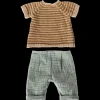 Maileg Strikket bluse og buks, Str. 3 Shop