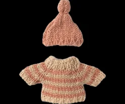Maileg Strikket sweater og hue, Mus, Storesøster Online