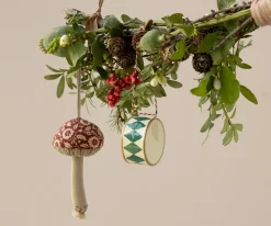 Maileg Svampe ophæng, Blomstermønster - Rød Outlet