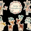 Maileg Til og fra kort, Cosy Christmas, 14 stk. - Råhvid Cheap