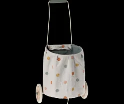 Maileg Trolley, Multi prikker - Blå Outlet
