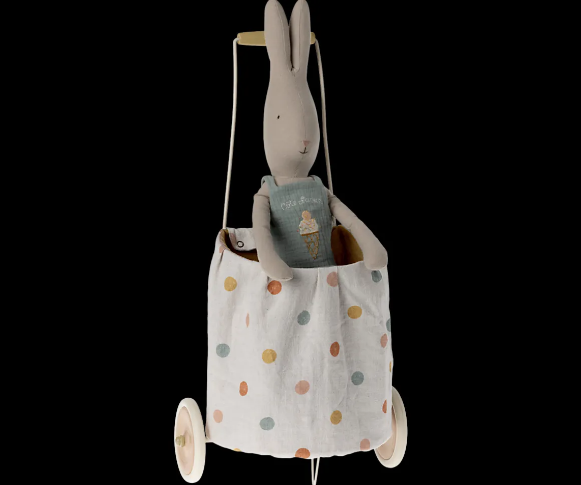 Maileg Trolley, Multi prikker - Gul Best